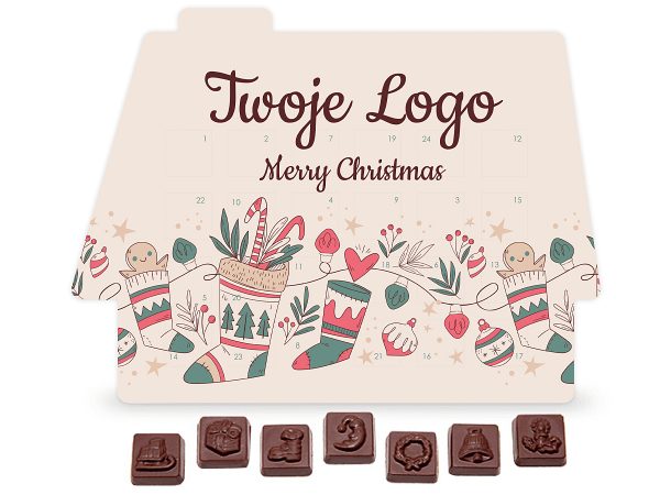 Kalendarz adwentowy - piernikowy domek