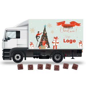 kalendarz adwentowy - ciężarówka