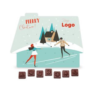 Kalendarz adwentowy - piernikowy domek