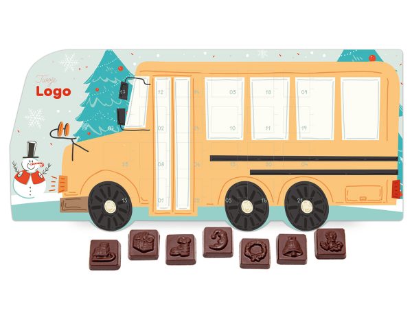 kalendarz adwentowy - autobus