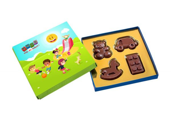 czekoladki reklamowe - słodycze z logo na dzień dziecka