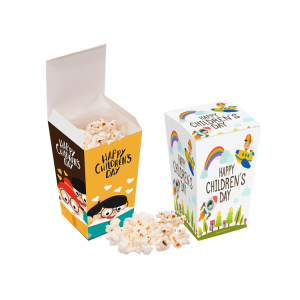 pop corn reklamowy z logo na eventy - słodycze na dzień dziecka