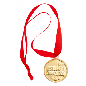medal z logo 66 mm ze wstążką 08.28 - 2