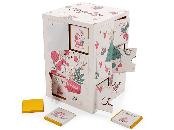 kalendarz adwentowy z czekoladkami belgijskimi 2