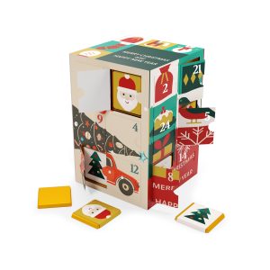 kalendarz adwentowy z czekoladkami belgijskimi