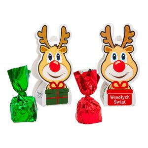 czekoladka w pudełeczku renifer