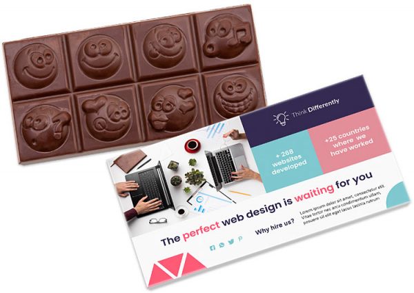 czekolada z logo firmy - słodycze na dzień dziecka