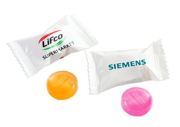 karmelki - cukierki z logo na dzień dziecka