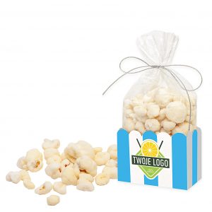 popcorn z logo firmy - słodycze z logo na dzień dziecka