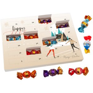 kalendarz adwentowy z pralinami